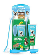 TropiClean Fresh Breath Enticers Peanut Butter & Honey Oral Care Kit for Dogs, 2 oz.