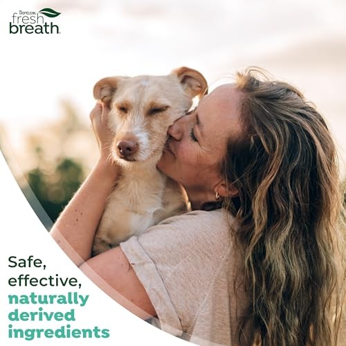 TropiClean Fresh Breath Enticers Peanut Butter & Honey Oral Care Kit for Dogs, 2 oz.