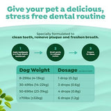 TropiClean Fresh Breath Enticers Peanut Butter & Honey Oral Care Kit for Dogs, 2 oz.