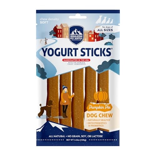 Himalayan Dog Chew Pumpkin Yogurt Sticks, 4.8 oz.