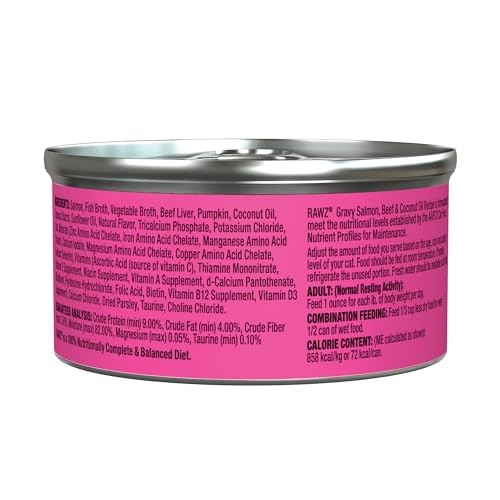 Rawz Minced Canned Cat Food, 3 oz.