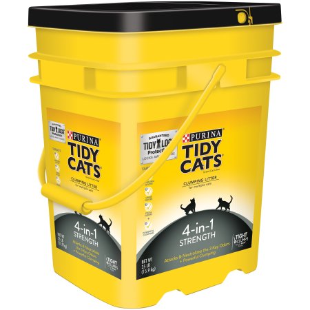 Tidy Cats 4-in-1 Strength Clumping Cat Litter, 35 lbs. Pail