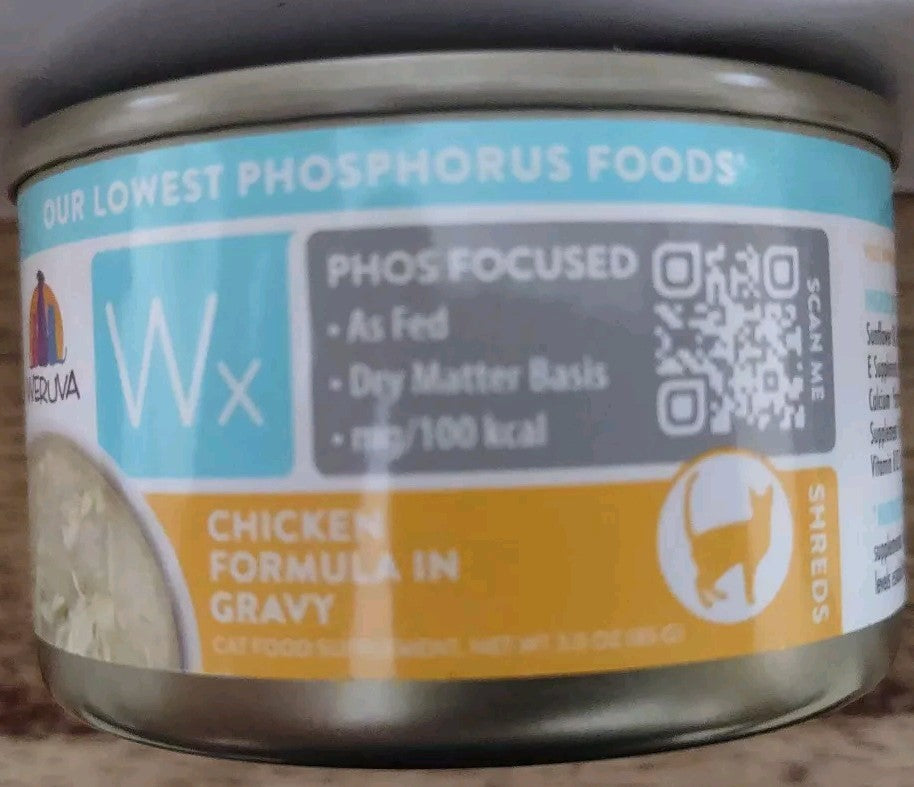 Weruva WX Phos Focused Low Phosphorus Chicken Formula Wet Cat Food, 3 oz. (13 Count)