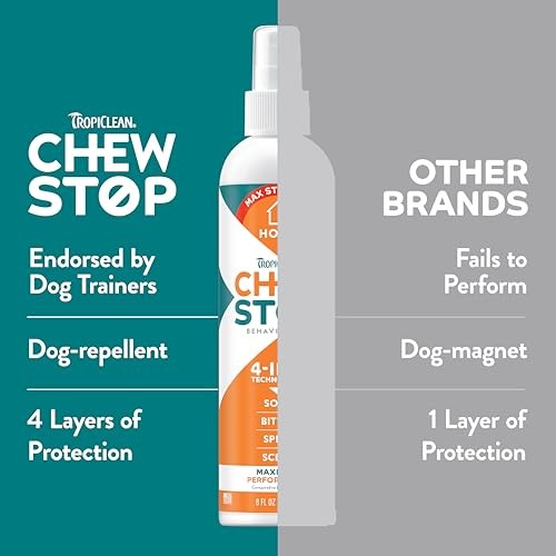 TropiClean Chew Stop Anti-Chew Spray, 8 oz.