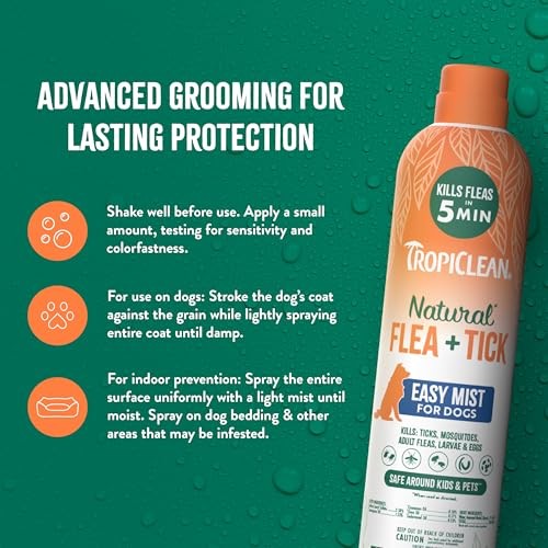 TropiClean Flea & Tick Spray for Pets, 14 oz.