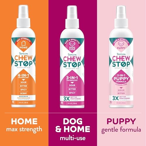 TropiClean Chew Stop Anti-Chew Puppy Spray, 8 oz.