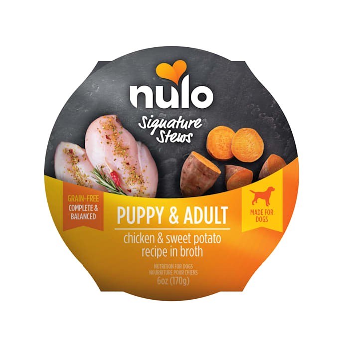 Nulo Signature Stews Chicken & Sweet Potato in Broth Dog & Puppy Food, 6 oz.