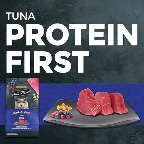 Fussie Cat Market Fresh Tuna Recipe Grain-Free Dry Cat Food, 10 lbs.