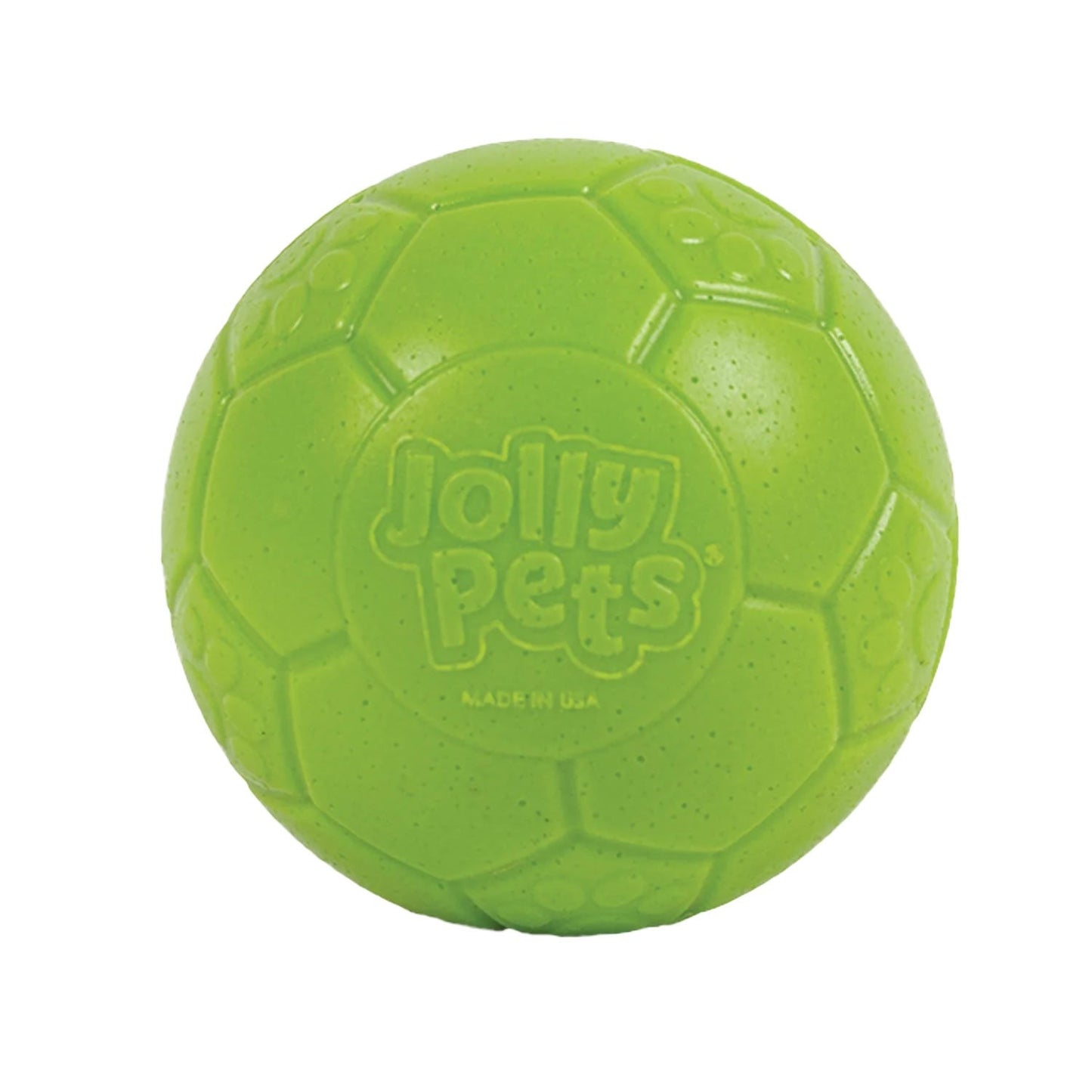 Jolly Pets Jolly Soccer Ball Green Apple Dog Toy, 4 in.