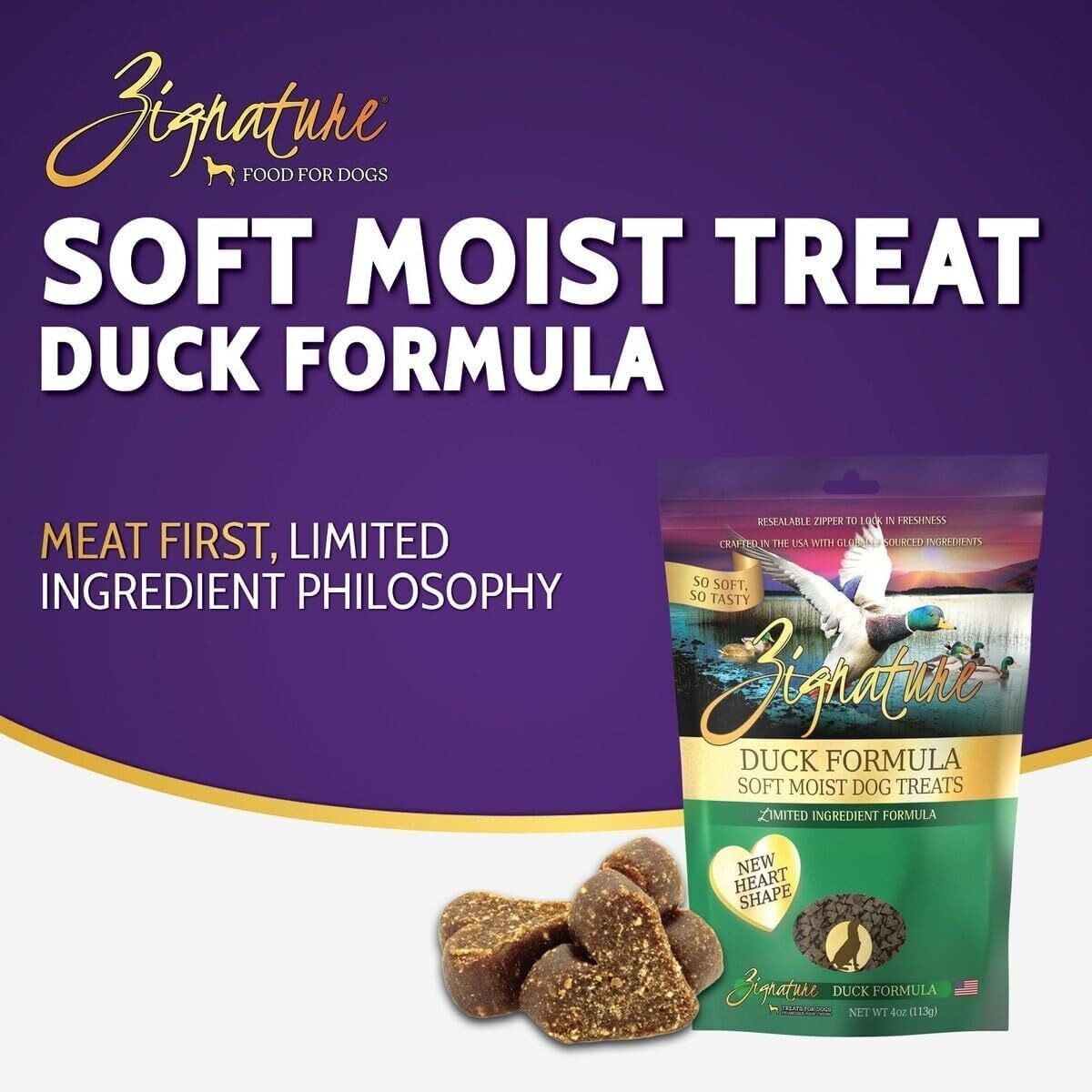 Zignature Soft & Moist Dog Treats Variety Pack, 4 oz. (3 Pack)