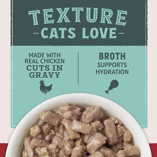Natural Balance Ultra Protein Chicken Recipe with Organs Cuts in Gravy Wet Cat Food, 2.7 oz.