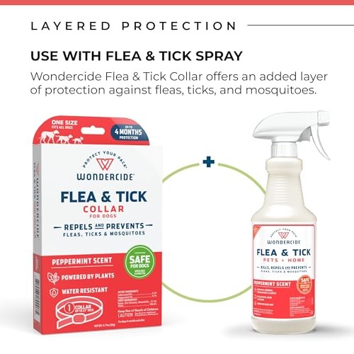 Wondercide Flea, Tick & Mosquito Repellent Dog Collar, Large