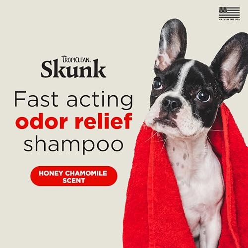 TropiClean Skunk Odor Control Shampoo for Dogs, 20 oz.