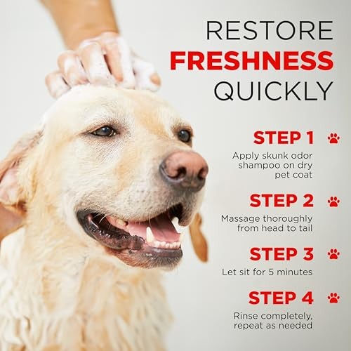 TropiClean Skunk Odor Control Shampoo for Dogs, 20 oz.
