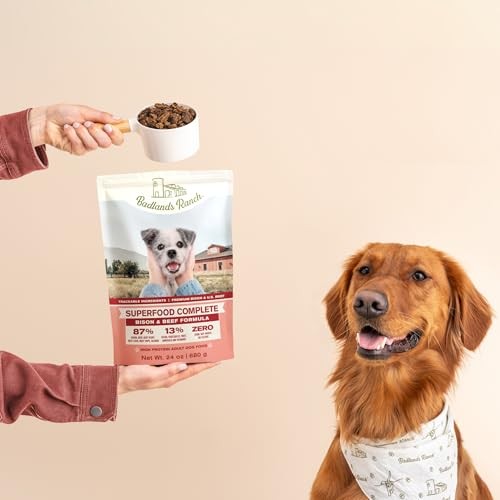 Badlands Ranch Complete Air Dried Superfood Bison & Beef Dog 24 oz