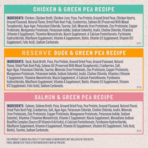 Natural Balance Limited Ingredient Chicken, Duck & Salmon Pate Wet Cat Food Variety Pack, 5.5 oz. (12 Count)