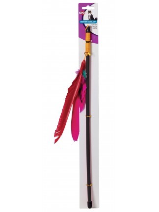 Spot Feather Dangler Wand Cat Toy, 18 in.
