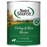 NutriSource Turkey & Rice Wet Dog Food, 12.3 oz.