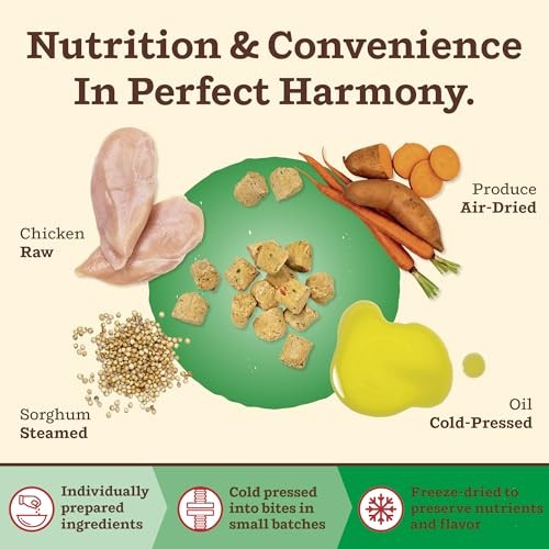 Primal Kibble in the Raw Small Breed Chicken Recipe Freeze-Dried Dog Food, 1.5 lbs.