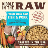 Primal Kibble in the Raw Fish & Pork Recipe Freeze-Dried Dog Food, 1.5 lbs.