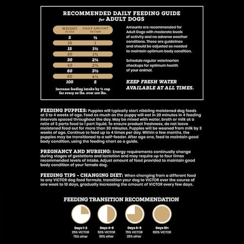 Victor - Sensitive Skin And Stomach, Salmon Meal And Brown Rice Recipe, Dry Dog Food, 5-Lb Bag