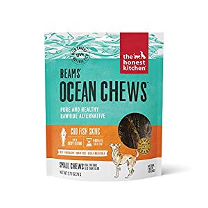 The Honest Kitchen Ocean Chews Crispy Cod Fish Skins Dog Treats, 2.8 oz. (6 Pack)