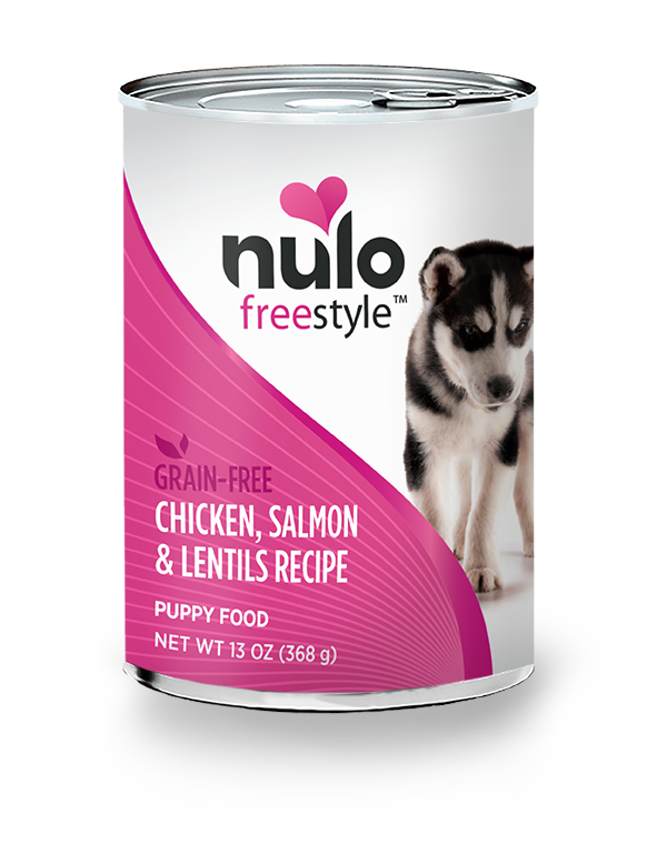 Nulo FreeStyle Chicken & Salmon Grain-Free Wet Puppy Food, 13 oz.