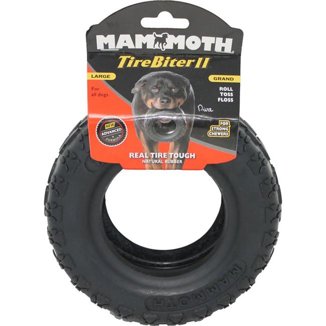 Mammoth TireBiter Advanced Rubber Dog Toy, Large (6 in.)
