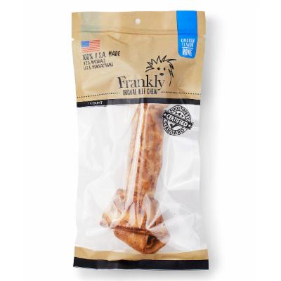 Frankly Chicken Flavor Beef Hide Dog Bone, 10 in.