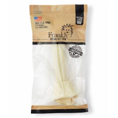 Frankly Pet Treats N/A - Natural 10'' Beef Hide Bone Dog