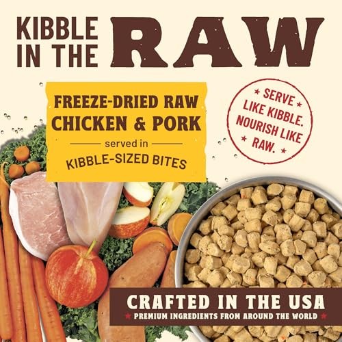 Primal Kibble In The Raw Canine Puppy Chicken & Pork 1.5 lb.