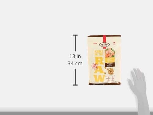 Primal Kibble In The Raw Canine Puppy Chicken & Pork 1.5 lb.