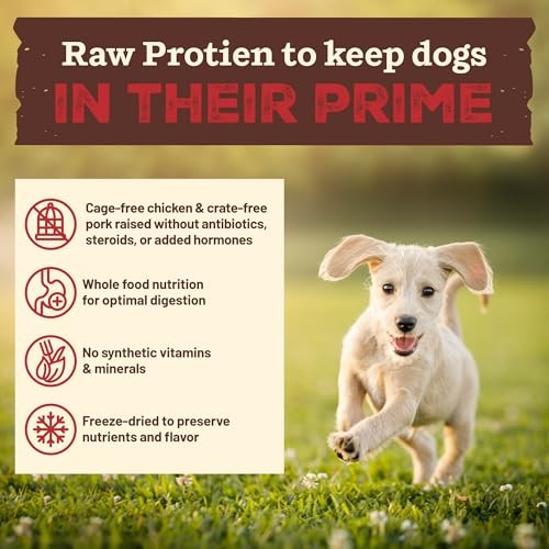 Primal Kibble In The Raw Canine Puppy Chicken & Pork 1.5 lb.