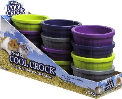 Kaytee Cool Crock Small Pet Bowl, 4 oz. (12 Pack)