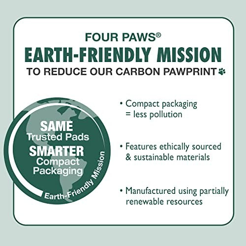 Four Paws Wee-Wee Superior Performance Bamboo Earth Friendly Dog & Puppy Training Pads