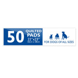 Four Paws Wee-Wee Super Absorbent Dog Pee Pads with Insta-Rise Border, 22 x 23 in. (50 Count)