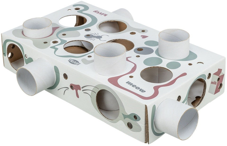 Trixie Paws 'n' Treats Box Educational Cat Activity Toy, 7.9 in.