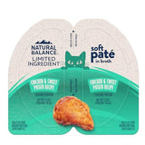 Natural Balance Limited Ingredient Chicken & Sweet Potato Pate in Broth Wet Cat Food, 2.6 oz.
