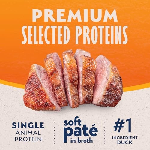 Natural Balance Limited Ingredient Reserve Duck & Sweet Potato Pate in Broth Wet Cat Food, 2.6 oz.