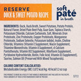 Natural Balance Limited Ingredient Reserve Duck & Sweet Potato Pate in Broth Wet Cat Food, 2.6 oz.