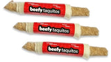 Frankly Original Pet - Bacon Flavored Collegen Packed Beefy Taquito Stick For Small And Medium Dogs Pack Of 3 (Long Lasting Chews, Treats, Bones For A