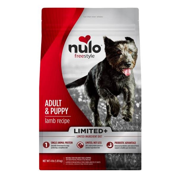 Nulo FreeStyle Limited Grain-Free Lamb & Lentil Dry Dog Food, 4 lbs.