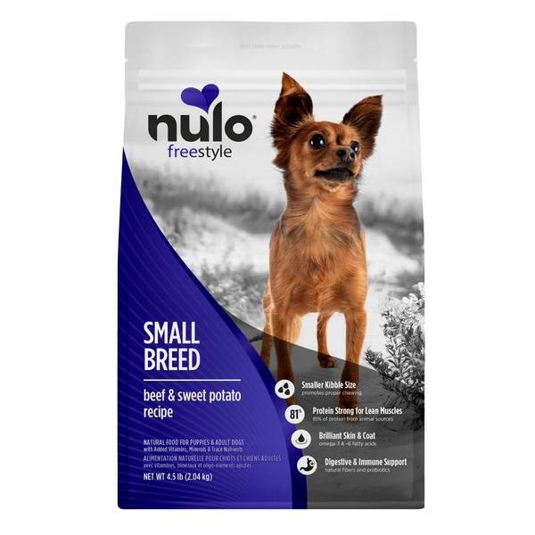 Nulo FreeStyle Beef & Sweet Potato Small Breed Grain-Free Dry Dog Food, 4.5 lbs.