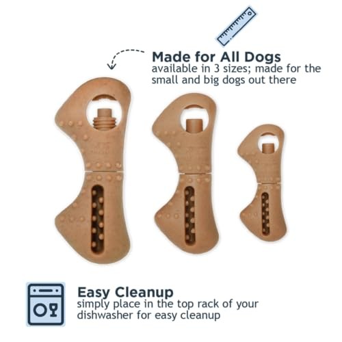 Tall Tails Bully Stick Holder And Chew Toy For Dogs – Bacon-Scented, X-Large, Adjustable Treat Holder For Bully Sticks And Spreadable Treats