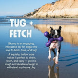 West Paw Zogoflex Air Skamp Hollow Squishy Tug-Of-War Stick Dog Toy