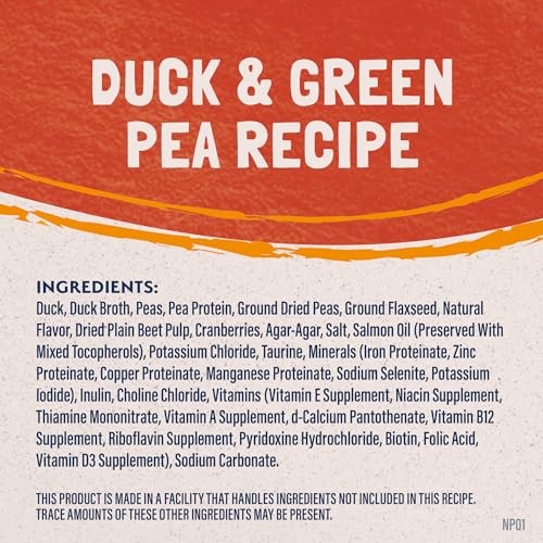 Natural Balance Limited Ingredient Reserve Duck & Green Pea Pate Wet Cat Food, 3 oz.