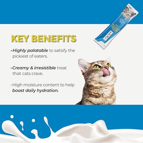 Fussie Cat Tuna with Anchovies in Goat Milk Puree Lickable Cat Treats, 2 oz. (4 Pack)