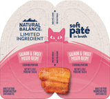 Natural Balance Limited Ingredient Salmon & Sweet Potato Pate in Broth Wet Cat Food, 2.6 oz.