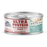 Natural Balance Ultra Protein Chicken Recipe with Organs Pate Wet Cat Food, 2.8 oz.