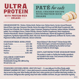 Natural Balance Ultra Protein Chicken Recipe with Organs Pate Wet Cat Food, 2.8 oz.